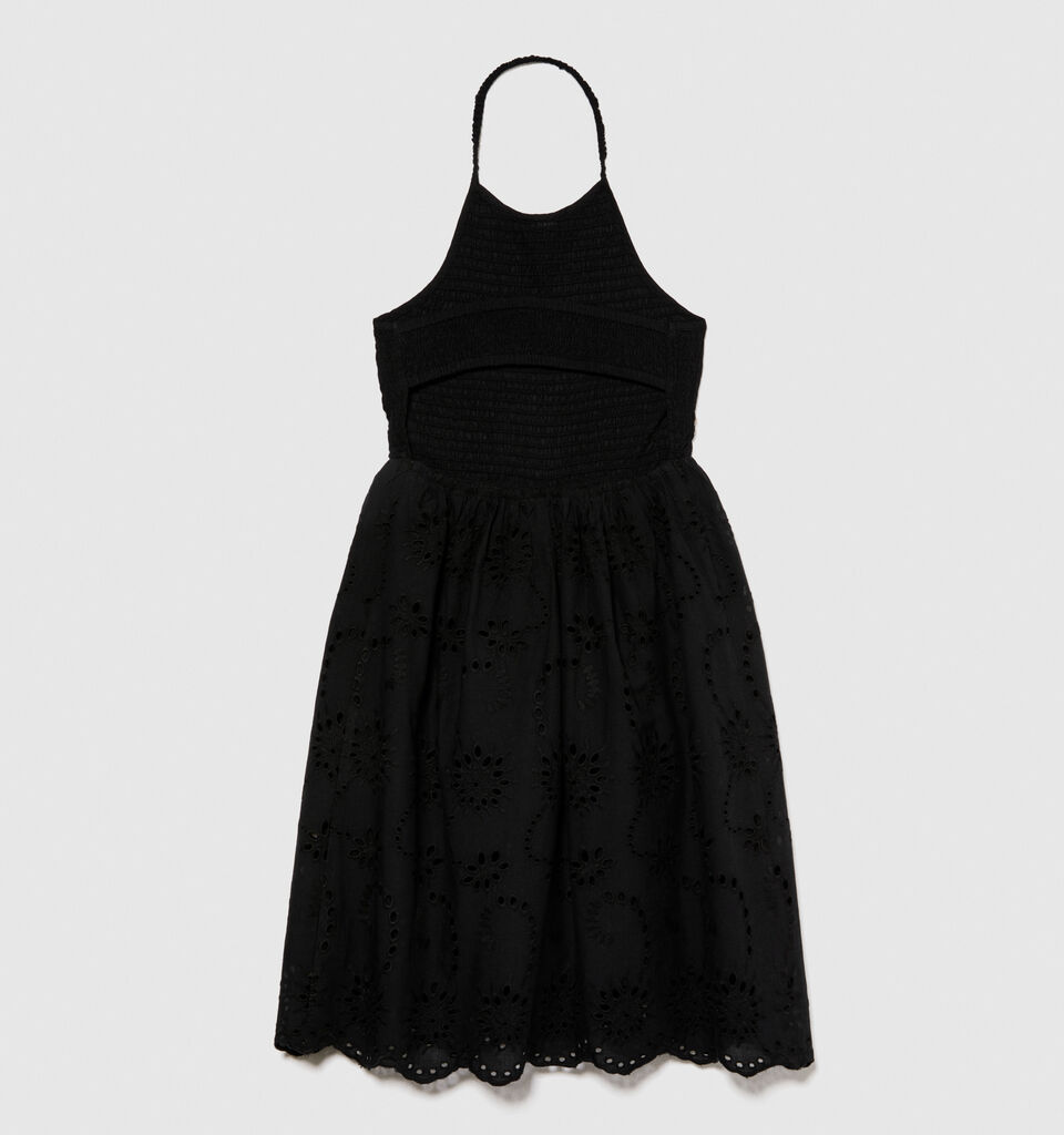 Embroidered dress - girls' dresses - Black | Sisley Young image number 2